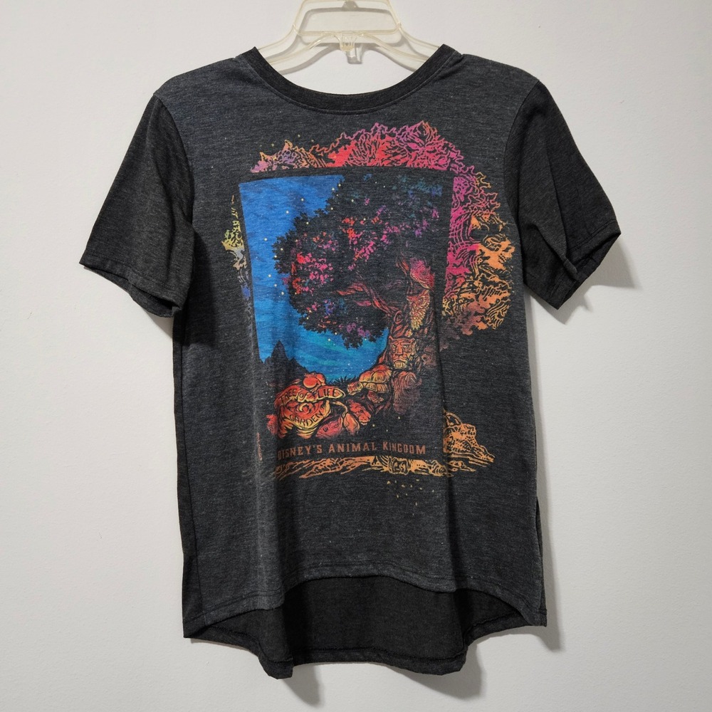 Disney Animal Kingdom Tree of Life Garden Graphic Tee Charcoal Gray XL